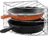 3-Tier Counter Deco Brothers and Cabinet Corner Shelf Organizer, Chrome