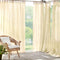 Elrene Home Fashions Darien Indoor/Outdoor Weatherproof Curtain Panel, 52”W x 84”L, Natural for Porch, Pergola, Patio,