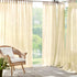 Elrene Home Fashions Darien Indoor/Outdoor Weatherproof Curtain Panel, 52”W x 84”L, Natural for Porch, Pergola, Patio,