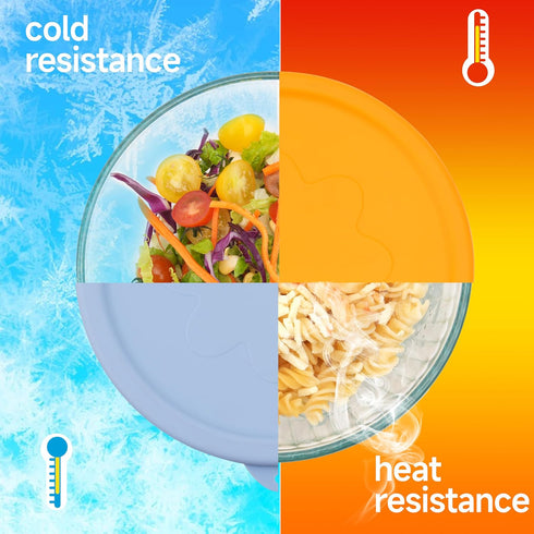 1 Pack Silicone Replacement Lids for Pyrex 7404-S 4.5 Quart Mixing Bowls, Extra Large Size, Dishwasher Safe