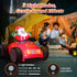 3.5FT 360Rotation, KLYLOP RC Inflatable Santa Claus Outdoor with Auto Inflate, Christmas Inflatables Santa Toys Car
