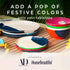 Melamine Side Plates Set of 4, Chip and Break-Resistant, Durable Salad Plates for Indoor and Outdoor, Dishwasher Safe