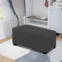 Easy-Going Stretch Ottoman Cover Folding Storage Stool Furniture Protector Soft Rectangle slipcover with Elastic Bottom