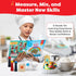 6-12+ Baketivity Rainbow Bagel Kids Baking Kit - Baking Kits for Kids with Premeasured Ingredients, Step-By-Step