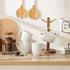 16 OZ Set 4 Set, MALACASA LYDIA Coffee Mugs, Ceramic Mugs of with Handle, Embossment Cups for Latte, Hot Tea