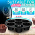 Air Fryer Muffin Pan (7 Cups) - Nonstick Silicone Muffin Pans for Baking & Freezing, Dishwasher Safe