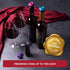 Vacu Vin Wine Saver Vacuum Stoppers, Set of 3, Multicolor, Airtight Seal