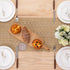 48 Inches Summer Niviy Burlap Boho Table Runner for Boho Chic Home Decor Long, Modern Farmhouse Decor Rustic Short