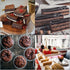 uxcell 2pcs Stainless Steel Cake Rings for Baking, 5.9" Diameter Perforated Mousse Ring for Cake Dessert