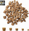 Mini Cork Stoppers - 100-Pack Tapered Bottle Plugs in 5 Sizes
