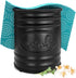 Autumn Alley Black Galvanized Sponge Holder - Rustic Kitchen Accessories with SCRUB Label for Country Kitchen