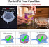 Adpartner Silicone Stretch Lids, Pet Food Can Covers (10-Pack, 2.6in+3.74in), Reusable BPA-free Storage Covers