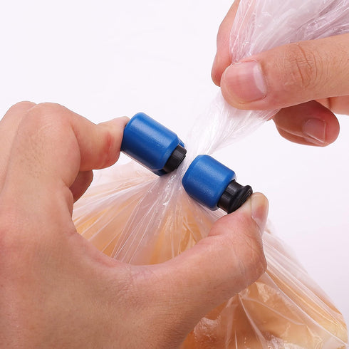 Mr. Pen Bag Clips: 8 Pack Squeeze and Lock Bread Clips for Food Storage, Plastic Bag Closure Clips for Bags