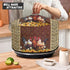 Roosters Dust Cover for Small Kitchen Appliances, Fits Most 6-8 Quart Oval Slow Cookers, Pockets & Top Handle