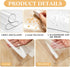 15.8 23.6 Inch, 1.5mm Trimmed Occasion(1 Ganeen Nightstand Protector, Clear Plastic Table Cover Protector x Thick