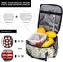 Pretty Wild Floral Insulated Lunch Bag, Reusable Cooler Tote for Girls & Boys, Leakproof Thermal Lunch Box for School