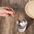 Mabor 2 Pcs Long Wooden Coffee & Tea Spoons, Honey & Jam Stirrer, Mixing Spoons for Coffee, Tea, Jam, Dessert, Honey