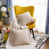26"x26" (65 65cm), Jeanerlor Decorative Cotton Linen Couch Throw Pillow Case Yellow for Sofa Durable Classy