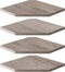 Realgulf Corner Shelves 4-Pack for Bathroom & Kitchen, Space-Saving Floating Corner Wall Shelf