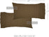 VHC Brands Tea Cabin Green Plaid King Pillow Case Set of 2, 21x40 Country Rustic Bedding Accessory