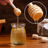 25 Pcs Honey Sticks Dipper, 3 Inch Mini Wooden Honeycomb Stick, Small Honey Spoons for Honey Jar Dispense