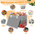 25"x13"x16", Rocamdo Large Toy Storage Box with Lid Divider, Sturdy Collapsible Toys Organizer Chest Kids Storage Bins