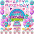 KMZFPYJ Dollhouse Birthday Party Supplies, Kids Birthday Cartoon Cat Party Decorations, Include Banner,