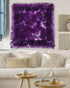 Indian Consigners Altar Cloth - Purple Triple Moon Square 18" for Alter Tarot Spread