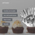 Muffin Cups for Kitchen Baking 2.36 Inch - 30 Pcs Metal Egg Tart Molds, Reusable Mini Tart Tins and Cupcake