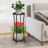 Indoor,2 YINMIT Plant Stand Tier Round Potted Holder Rack,Flower Pot Stand Shelf,Round Supports Rack,Corner Plant Shelf