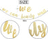 We Can Bearly Wait Banner, Teddy Bear Baby Shower Decorations for a Bear Themed Baby Shower
