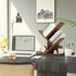 2 UHBC012H YMYNY Tier Tree Bookshelf, Small Bookcase, Modern Wood Book Storage Rack Organizer, Freestanding Book Shelf