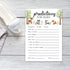 Giftideaworkshop 25 Advice and Prediction Cards for Baby Shower Game, New Mom and Dad Card for Girl or Boy Babies, New