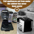 Kitchen Appliance Sliding Tray Coffee Maker Caddy with Rolling Wheels, Under Cabinet Countertop Storage Organizer for