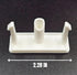 Microwave Button Replacement for KitchenAid/Whirlpool Models - Rectangular Door Eject Button (White)