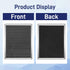 97007696 Range Hood Filter for Bro.an Range Hoods - Aluminum Mesh & Activated Carbon Cotton, 2 Pack, 8-3/4 x 10-1/2 x