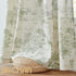 jinchan 63 Inches Country 2 Linen Toile Curtains Long for Living Room Toile de Jouy Floral Curtains French Farmhouse