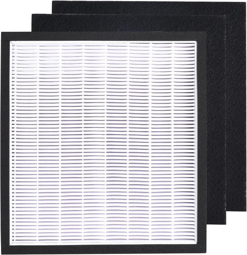 HEPA Filter Kit - Replacement 1 HEPA Filter & 2 Carbon Pre-Filters for Oreck WK01234QPC Air Purifier