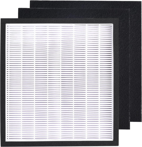 HEPA Filter Kit - Replacement 1 HEPA Filter & 2 Carbon Pre-Filters for Oreck WK01234QPC Air Purifier