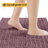 Upgrade 3 Pieces Extra Large Mauve Bathroom Rug Set, Ultra Soft Thick Absorbent Non Slip Chenille Bath Mats