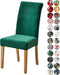 Velvet Chair Covers for Dining Chair Set of 4, Stretchy Soft Parson