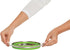 HIC Kitchen Collapsible Colander, Silicone and 18/8 Stainless Steel, 1.5-Quart