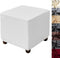 ANWUCHEN Ottoman Cover - Stretch Knitted Jacquard Slipcover - Thick Storage Ottoman Covers