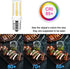 E17 LED Bulbs Dimmable 5W, 40W Incandescent Equivalent, Natural White 4000K, Fits Whirlpool Maytag GE Microwaves