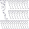 Jetec 2.5 Inch Arc-Shaped Clear Plastic Valance Clips, Hidden Window Blind Holder (30 Pieces)