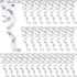 Jetec 2.5 Inch Arc-Shaped Clear Plastic Valance Clips, Hidden Window Blind Holder (30 Pieces)