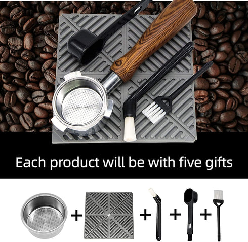 NEOUZA 54mm Bottomless Portafilter compatible with Breville BES880, BES878, BES875, BES870, BES840, BES810, BES500,