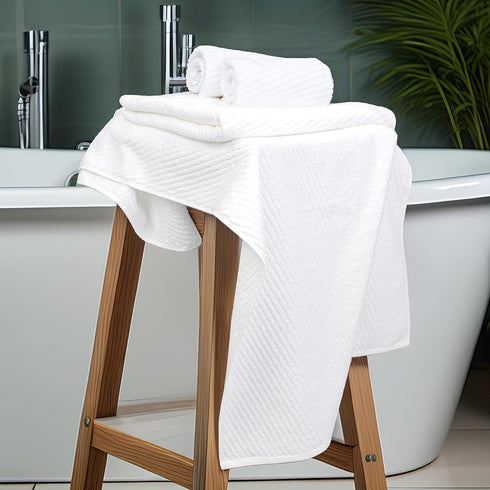 Pack 6 Set, 2 2 2 100% Tens Towels of Zero Twist Towels Bath, Hand, Waschloths, Cotton, Light Weight, Extra Absorbent