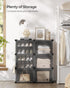 6-Tier Closet 24 ULPC033B01 SONGMICS Shoe Rack Organizer, Shoe Storage Cabinet for and Entryway, Holds Pairs of Shoes