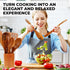Wooden Cooking Utensils Set - Natural Teak Kitchen Utensil Set with Spoon Rest & Holder, 9 Piece